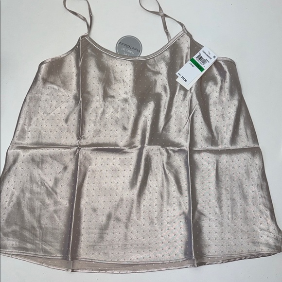 🔥Elegant White Satin Pajama Set 3 pc set Sz Large New - Picture 5 of 7